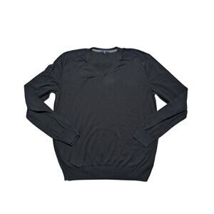 GAP Cotton V-neck sweater; SO SOFT & Lightweight; Size Men's L; Black